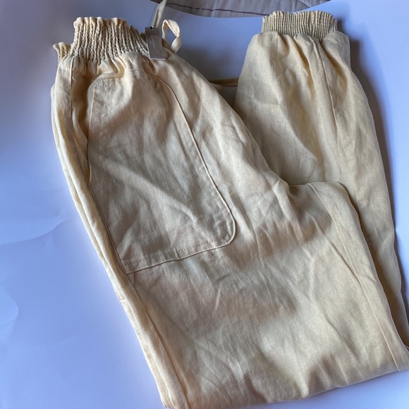 Love Tree Casual Drawstring Pants with Smocked Elastic Waistband Joggers - Picture 8 of 9